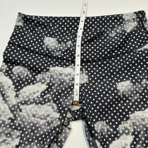 Lululemon Wunder Under Crop II Luon Dottie Dream Rose Neutral Blush Black Size 8 - Picture 14 of 15